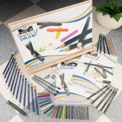 RSET-LT102 | Learn To Sketch & Draw Set - 58pc