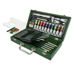 RSET-OIL2000 | Essentials™ 33pc Oil Painting Travel Art Set