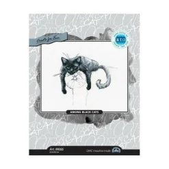 RTO Among Black Cats Cross Stitch Kit