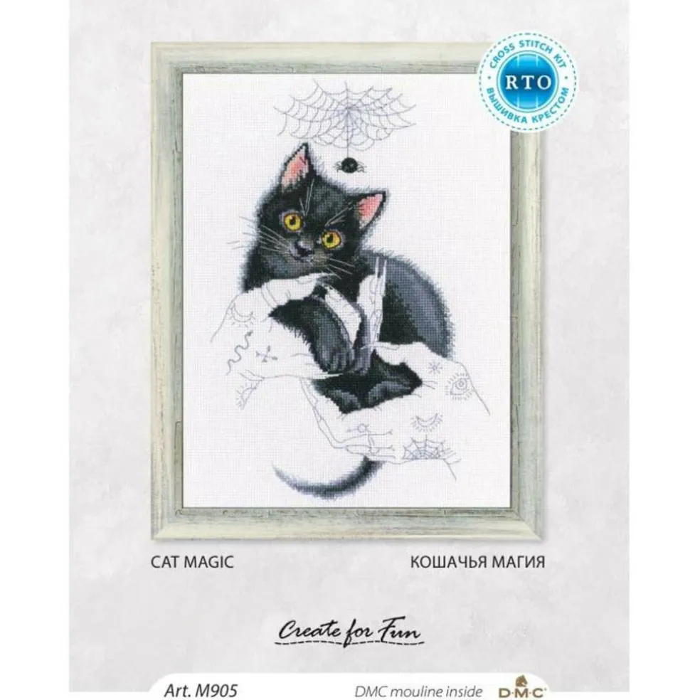 RTO Cat Magic Counted Cross Stitch Kit