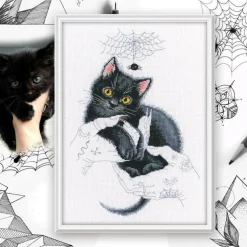 RTO Cat Magic Counted Cross Stitch Kit