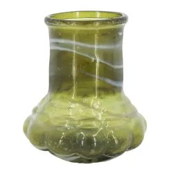 3" Ruffle Swirl Decorative Glass Container by Ashland®