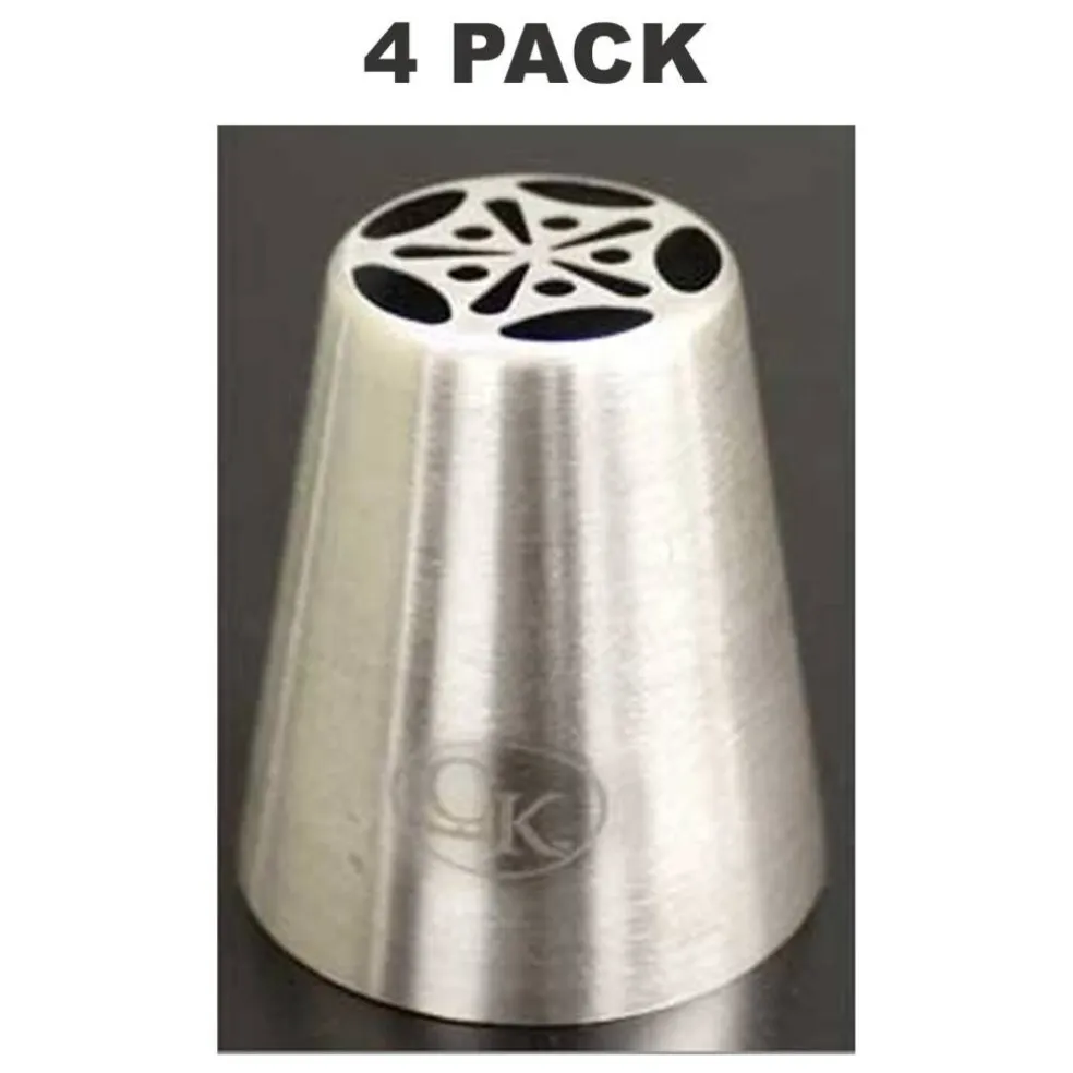 Russian Decorating Tip Stainless Steel 1-3/8" Base