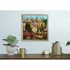 Rustic Farmhouse Reclaimed 12.5" Standard Vinyl Record Album Display Wood Frame
