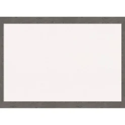 Rustic Plank Narrow Framed Corkboard, White Cork