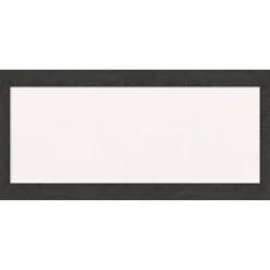 Rustic Plank Narrow Framed Corkboard, White Cork