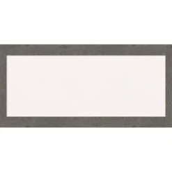 Rustic Plank Narrow Framed Corkboard, White Cork