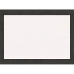 Rustic Plank Narrow Framed Corkboard, White Cork