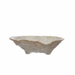 11.25" Rust Shell Ceramic Decorative Bowl by Ashland®