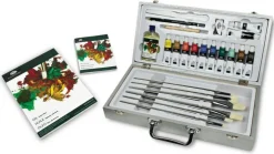 RZEN-OIL3301 | Essentials™ 27pc Oil Paint Zen Brush Travel Art Set