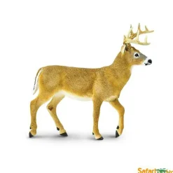 Safari  Whitetail Buck Figurine, Multi Color