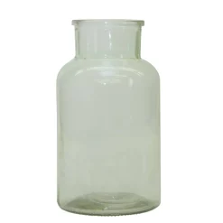 10.25" Sage Green Glass Vase