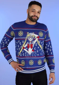 Sailor Moon Fair Isle Adult Ugly Christmas Sweater