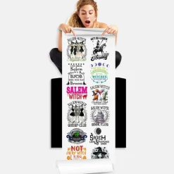 Salem Witch DTF Transfer Gang Sheets - 22x60 Direct-to-Film