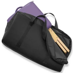 Saloniture Wood Folding Massage Stool with Carrying Case