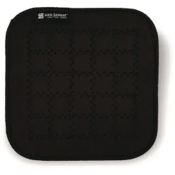 San Jamar 11.5 in. Ultigrip Neoprene Hot Pad - Black