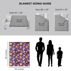 Sanrio Hello Kitty Halloween Silk Touch Throw Blanket