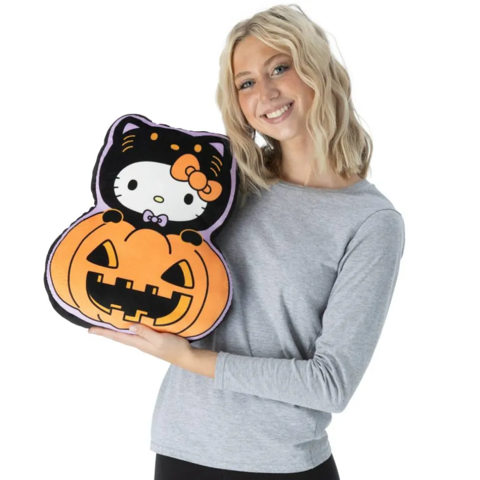 Sanrio Hello Kitty Pumpkin Kitty Travel Cloud Pillow 15 Inches