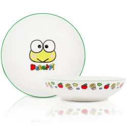 Sanrio Keroppi Snacks 9-Inch Ceramic Coupe Dinner Bowl