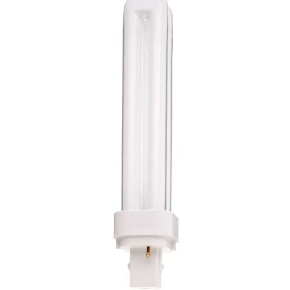 Satco S8328 26W Double Tube 2-Pin G24D-3 Plug-In base 4100K fluorescent bulb
