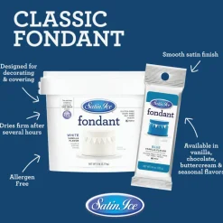 Satin Ice® Ready-To-Use Fondant, 4.4oz.