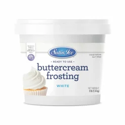 Satin Ice® White Buttercream Frosting, 3lb.