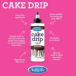 Satin Ice® White Chocolate Cake Drip