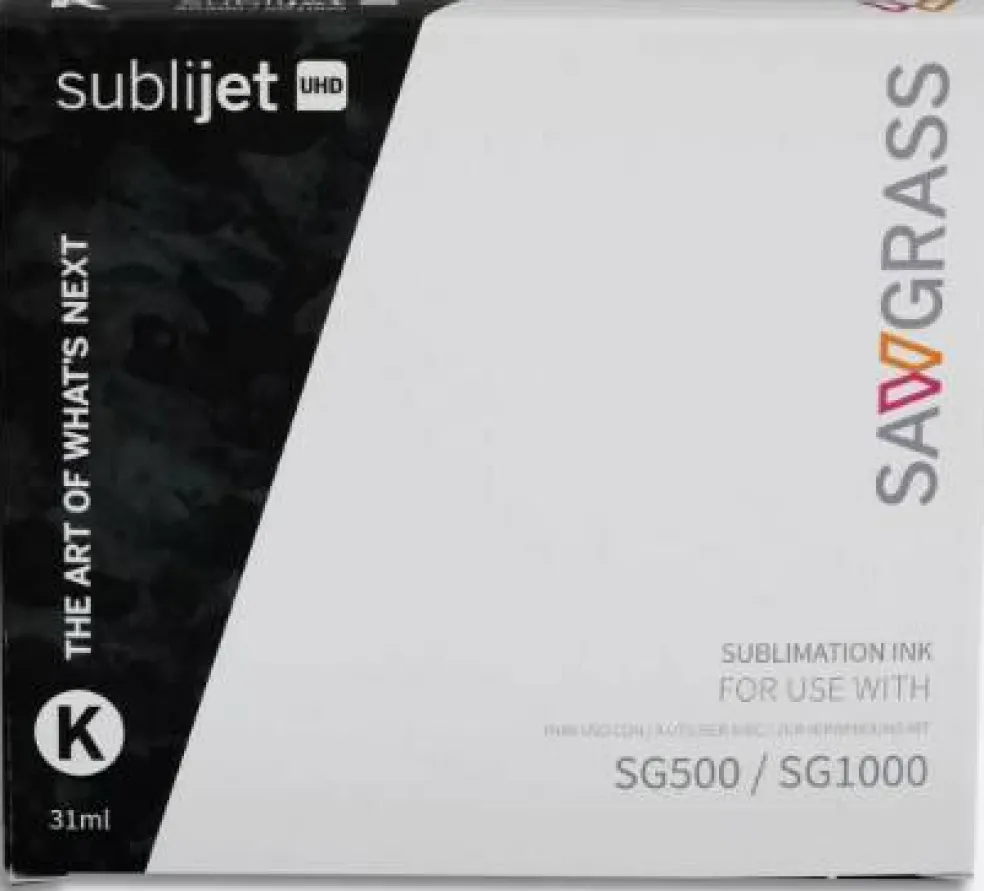 Sawgrass SubliJet-UHD Ink SG500 & SG1000 - Black (K) 31 ML 609101