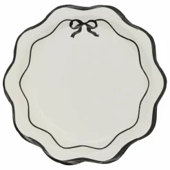 9" Scalloped Bow Paper Dinner Plates, 8ct. by Celebrate It™