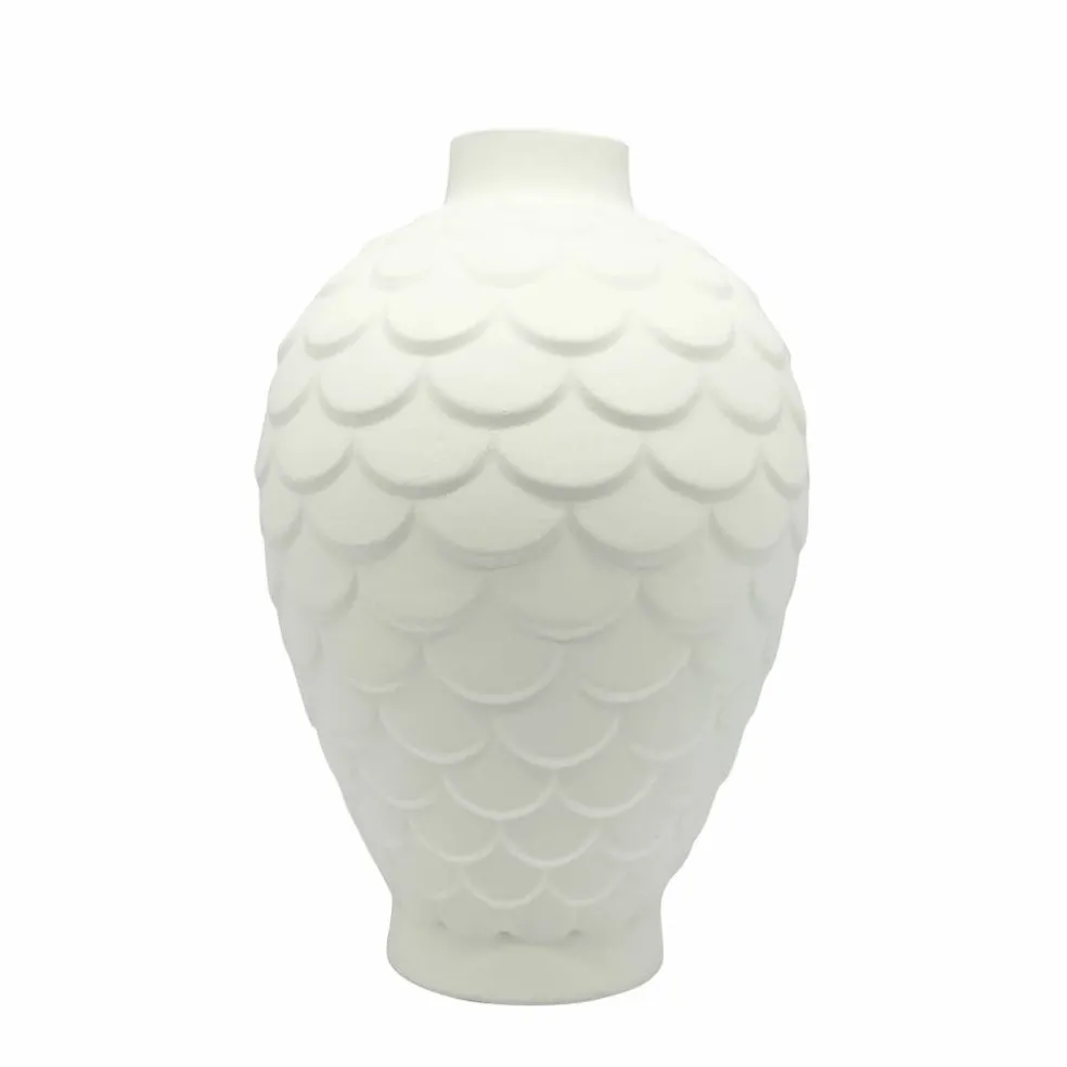 8" Scalloped DIY Ceramic Vase by Make Market®