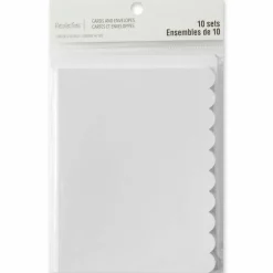 Scalloped Folded Cards & Envelopes by Recollections™, 4.25