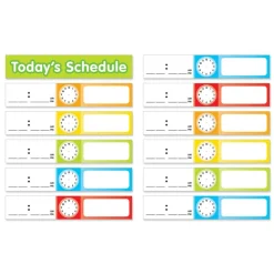 Scholastic® Schedule Cards Pocket Chart Add-Ons, 3 Packs of 24