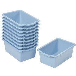 Scoop Front Storage Bins, Multipurpose Organization, 10-Pack