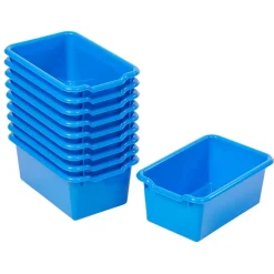 Scoop Front Storage Bins, Multipurpose Organization, 10-Pack