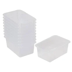 Scoop Front Storage Bins, Multipurpose Organization, 10-Pack