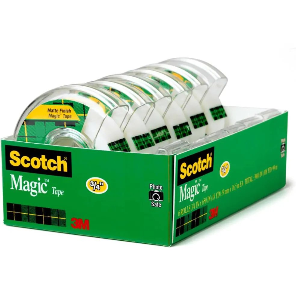 Scotch® Magic™ Tape, Pack of 6