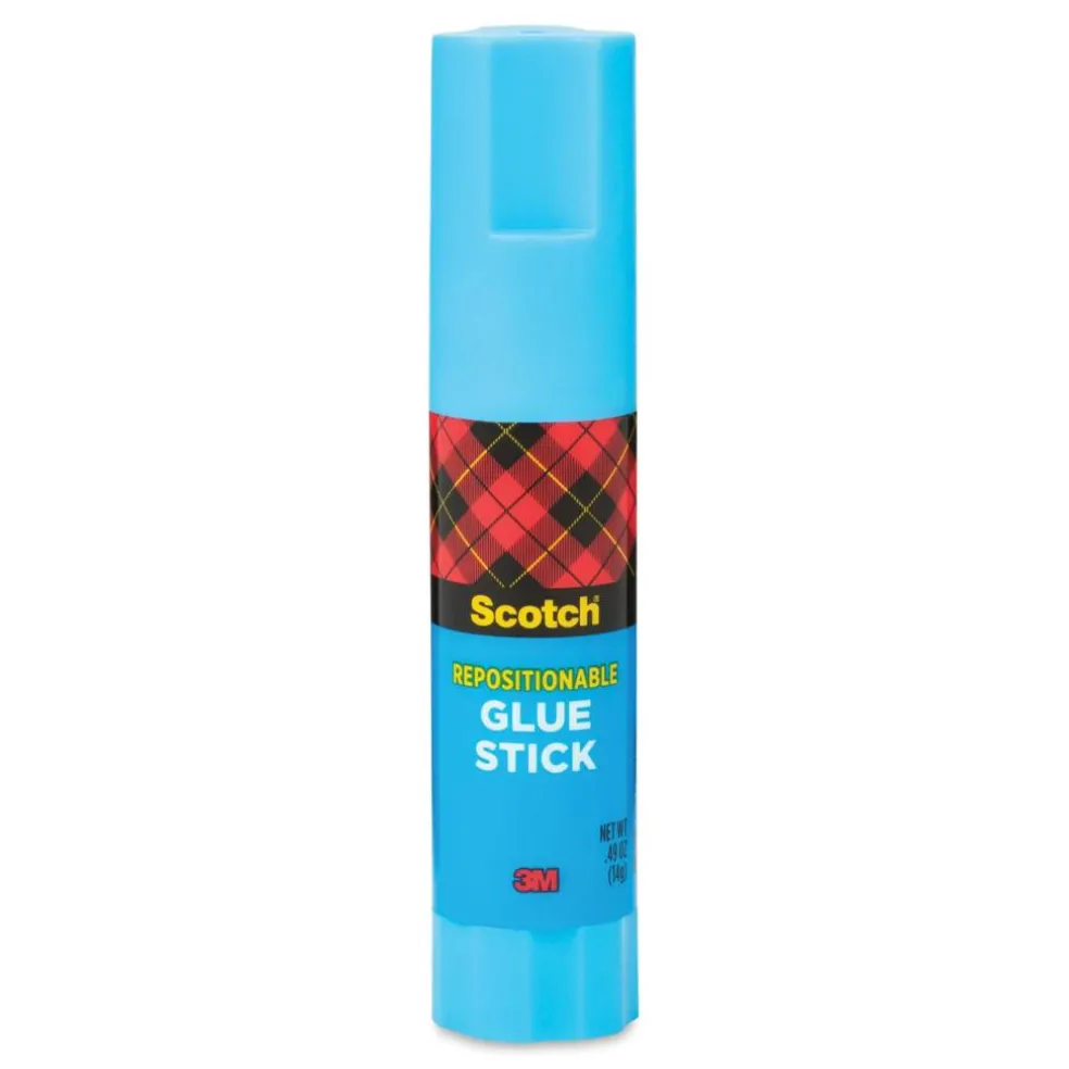 Scotch Repositionable Glue Stick - .49 oz
