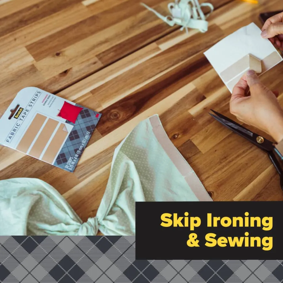 Scotch® 3/4" x 4" Fabric Tape Strips, 30ct.