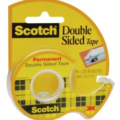 Scotch® 0.5" x 6.9yd. Double Sided Tape In Dispenser Rolls, 6ct.