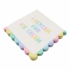 Scream for Ice Cream Paper Beverage Napkins, 20ct. by Celebrate It™