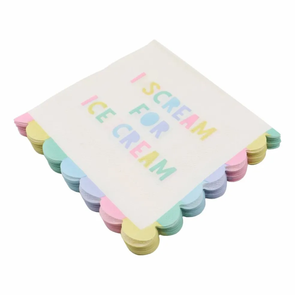 Scream for Ice Cream Paper Beverage Napkins, 20ct. by Celebrate It™