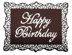 Script Celebration Cookie Stencil Set | C568 by Designer Stencils | Cookie Decorating Tools |