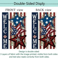 Seasonal Garden Flags Set of 12, Double Sided 12x18 Inch Yard Flags