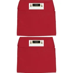 Seat Sack, Medium, 15 inch, Chair Pocket, Red, Pack of 2