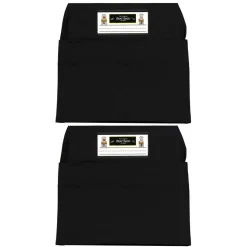 Seat Sack, Medium, 15 inch, Chair Pocket, Black, Pack of 2