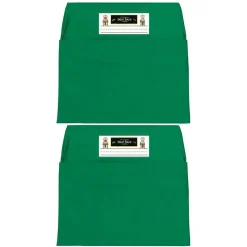 Seat Sack, Standard, 14 inch, Chair Pocket, Green, Pack of 2