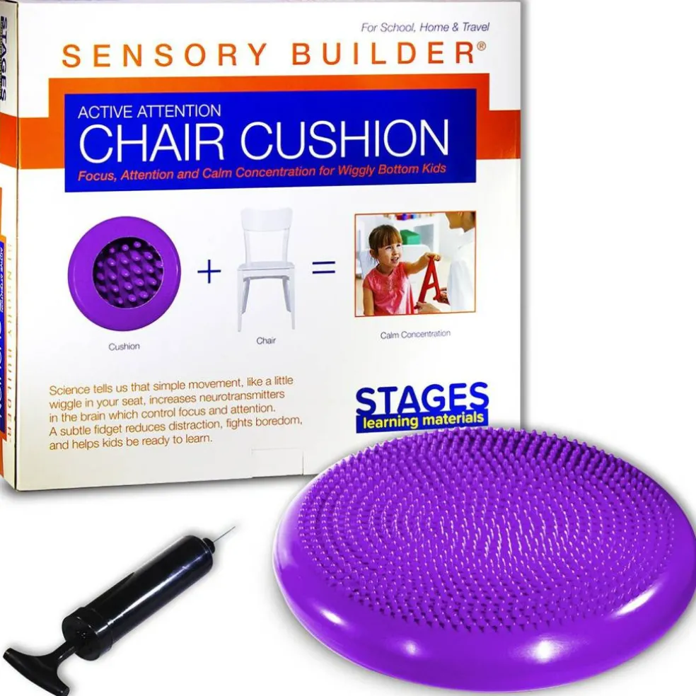 Sensory Builder: Wiggle Cushion, Purple, Seating