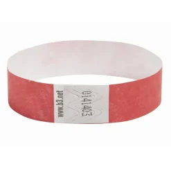Sequentially Numbered Security Wristbands, 3/4", Purple, Pack of 100