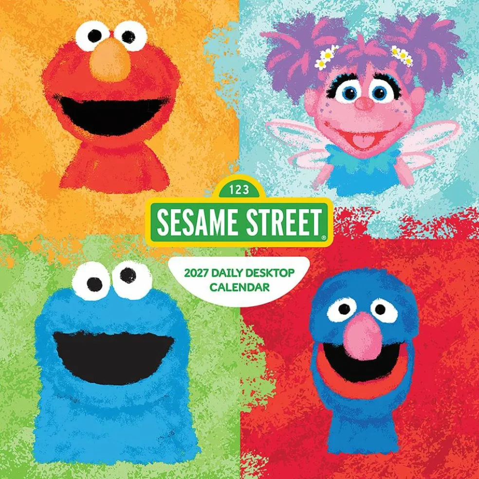 2027 Sesame Street Daily Desktop Calendar