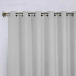 Set of 2 Blackout Window Curtains 2 Panels 70 Inch Wide Thermal Insulated Grommet Drapes Light Blocking Noise Reducing